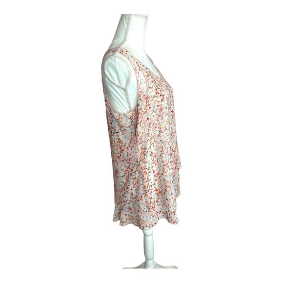 CAbi Women’s Top 5032 Bella Pink Floral Tank - Picture 6 of 11